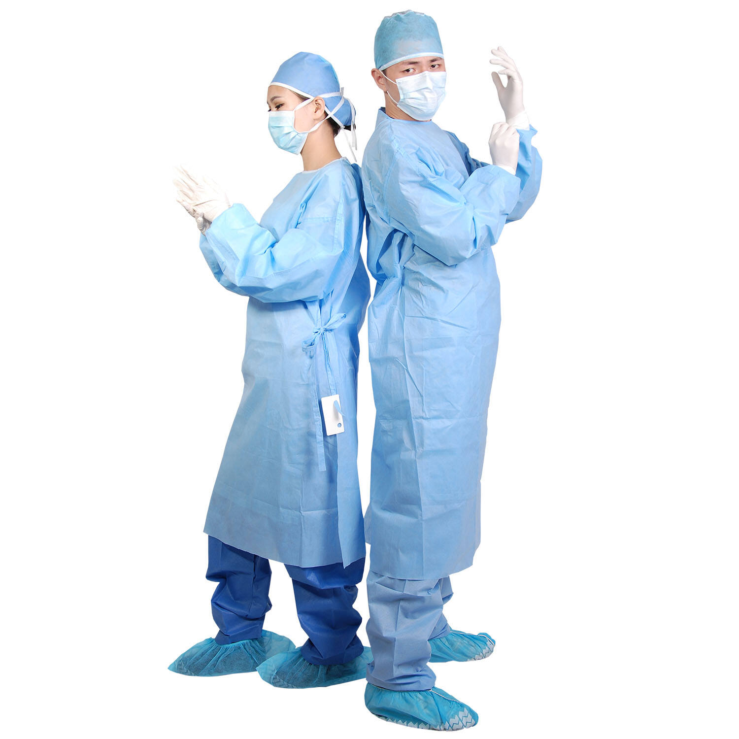 EN13475-1 disposable surgical gown 