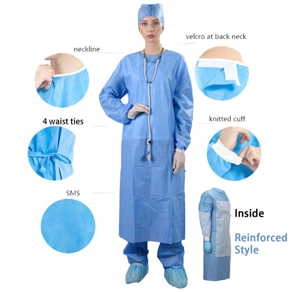 Different types of surgical gown