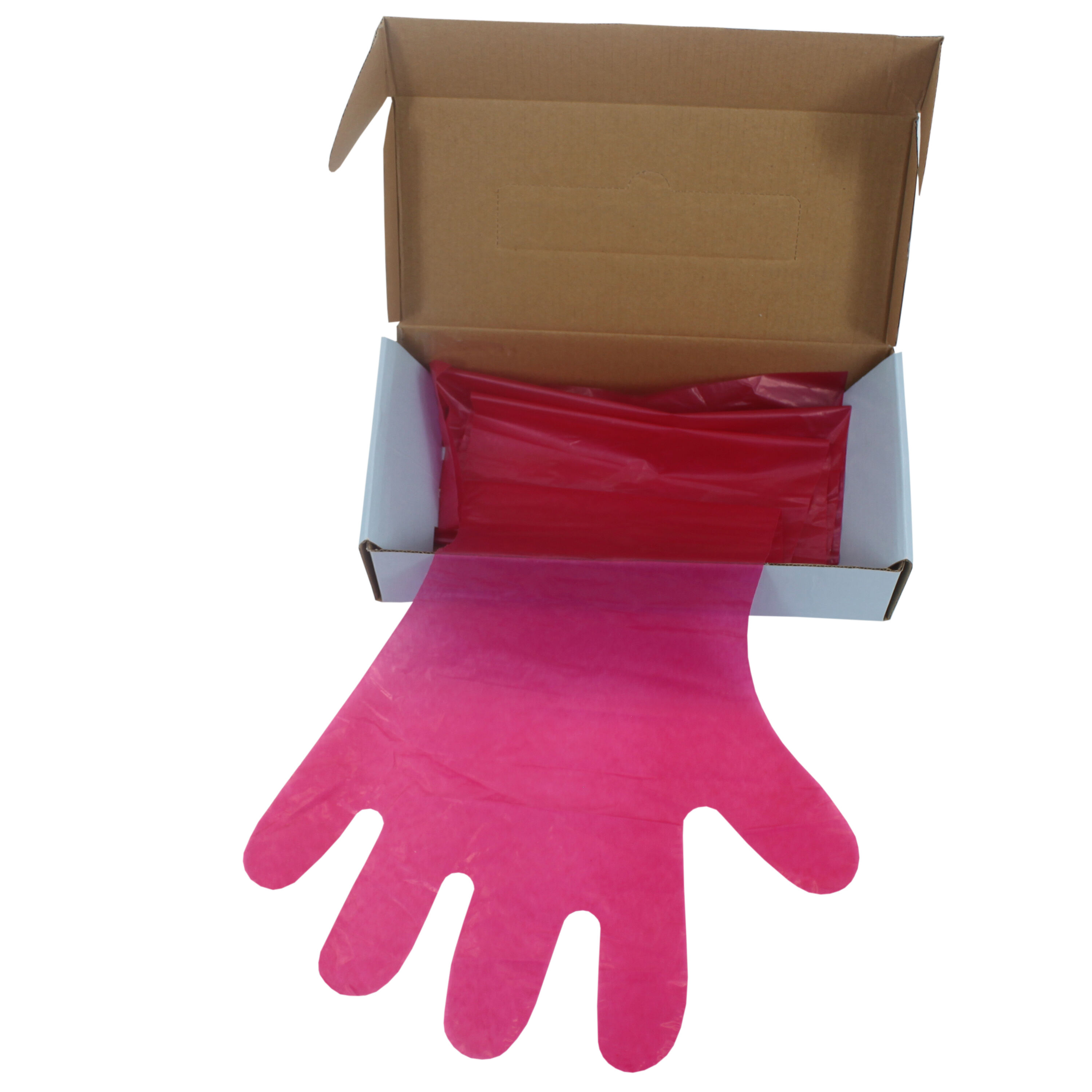 Long sleeve PE gloves