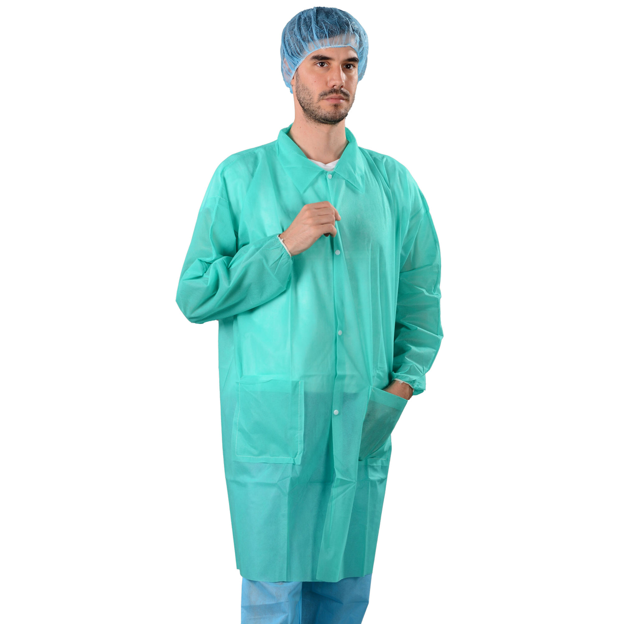 Colorful PP lab coat