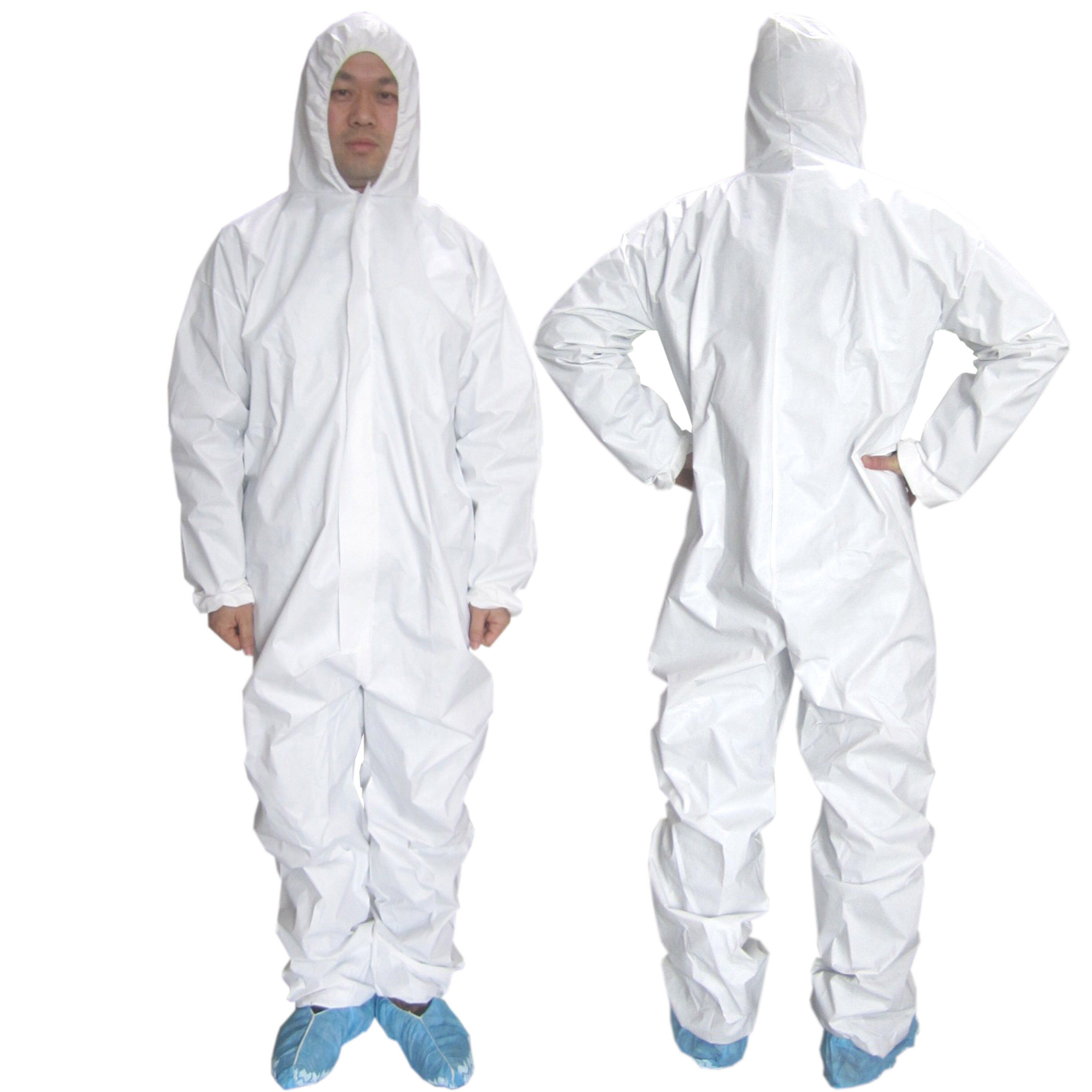 Microporous film coverall 