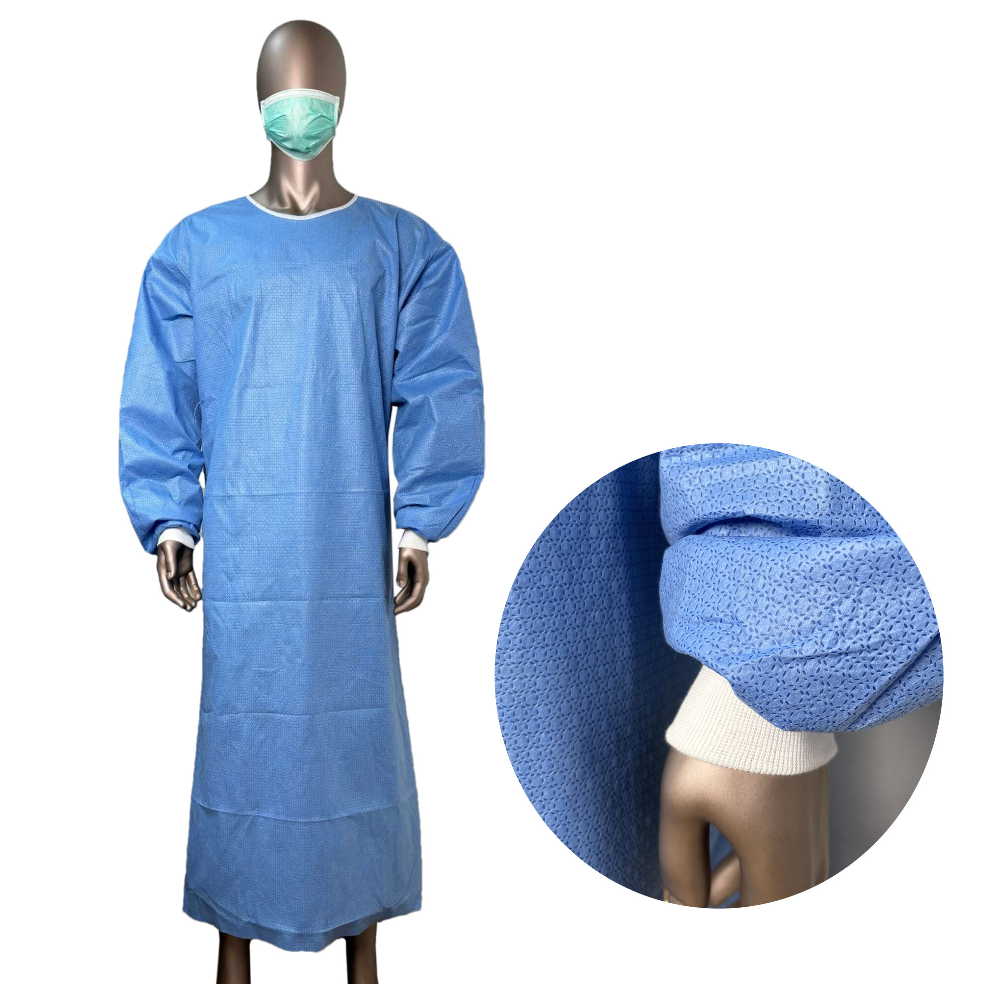 Super soft SMS surgical gown 
