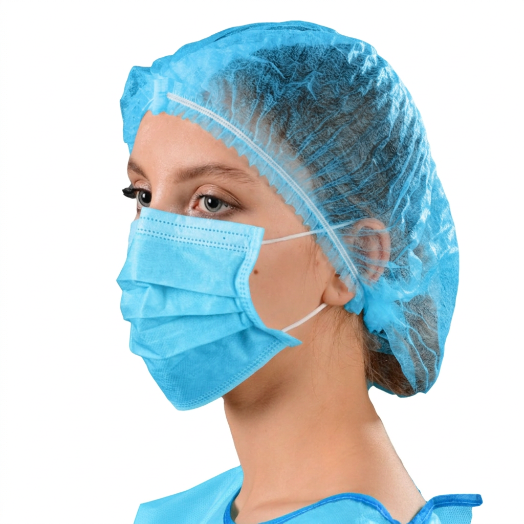 Medical face mask with earloop 