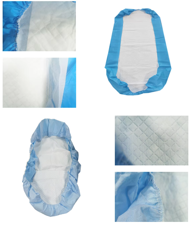 Medical bed sheet with absorption manufacture