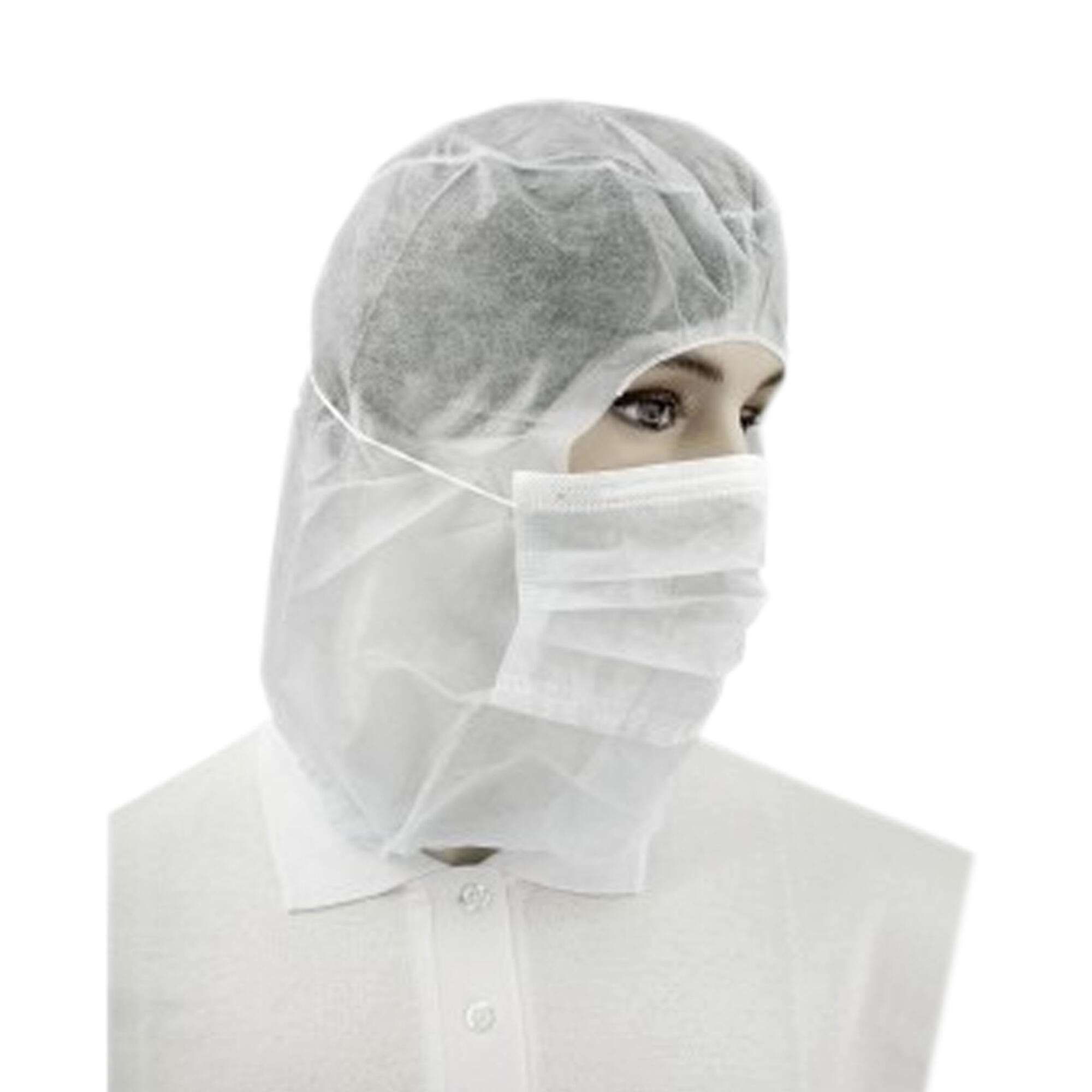 PP Helmet with face mask 