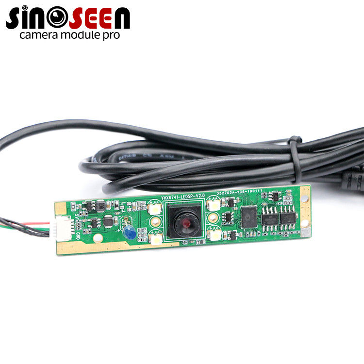 1MP HD CMOS USB Camera Module with LED - Long Strip Shape, OV9712 Sensor
