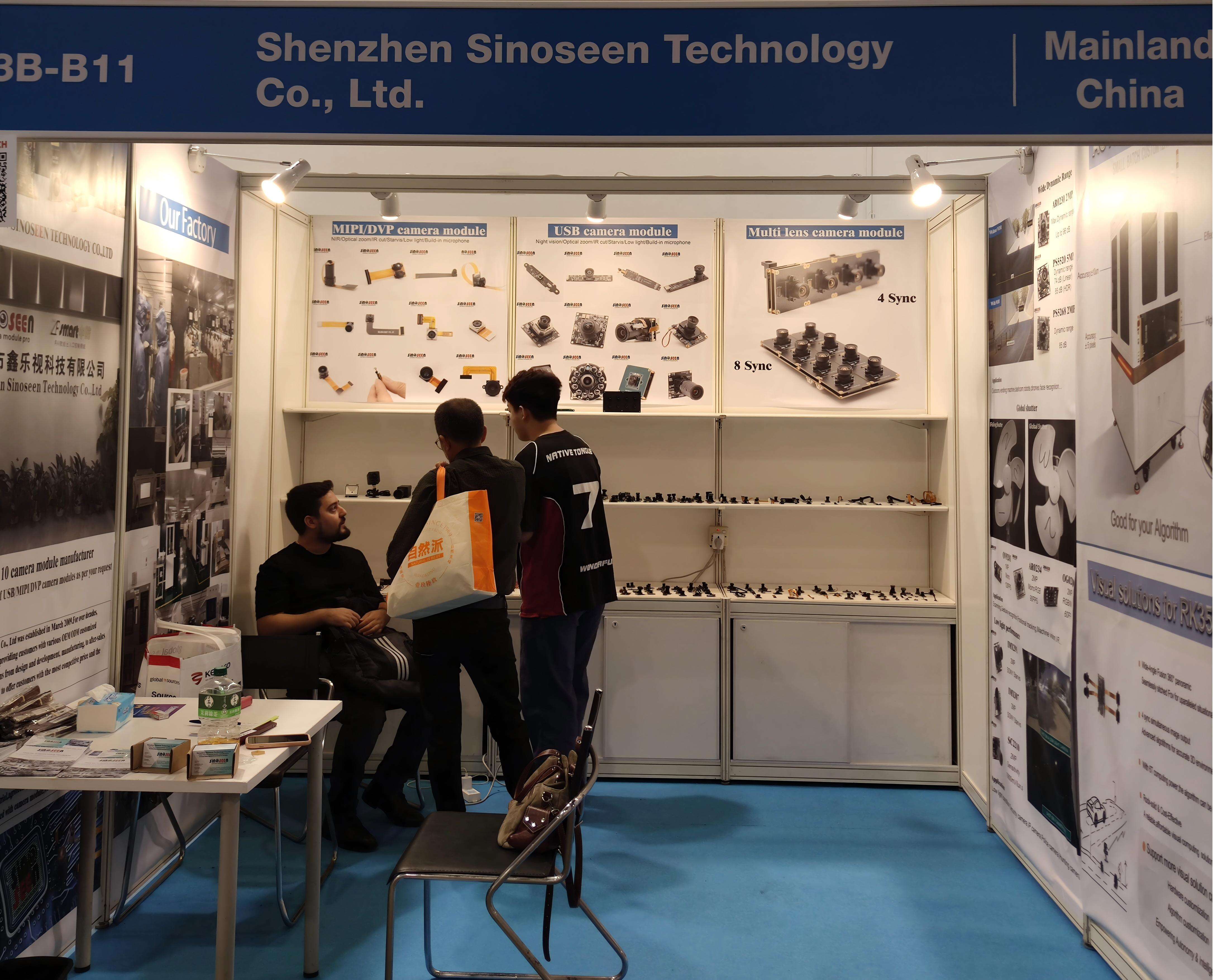 13 octobre 2025 | Sinoseen présente des solutions innovantes de modules caméra au salon électronique d'automne de Hong Kong 2025