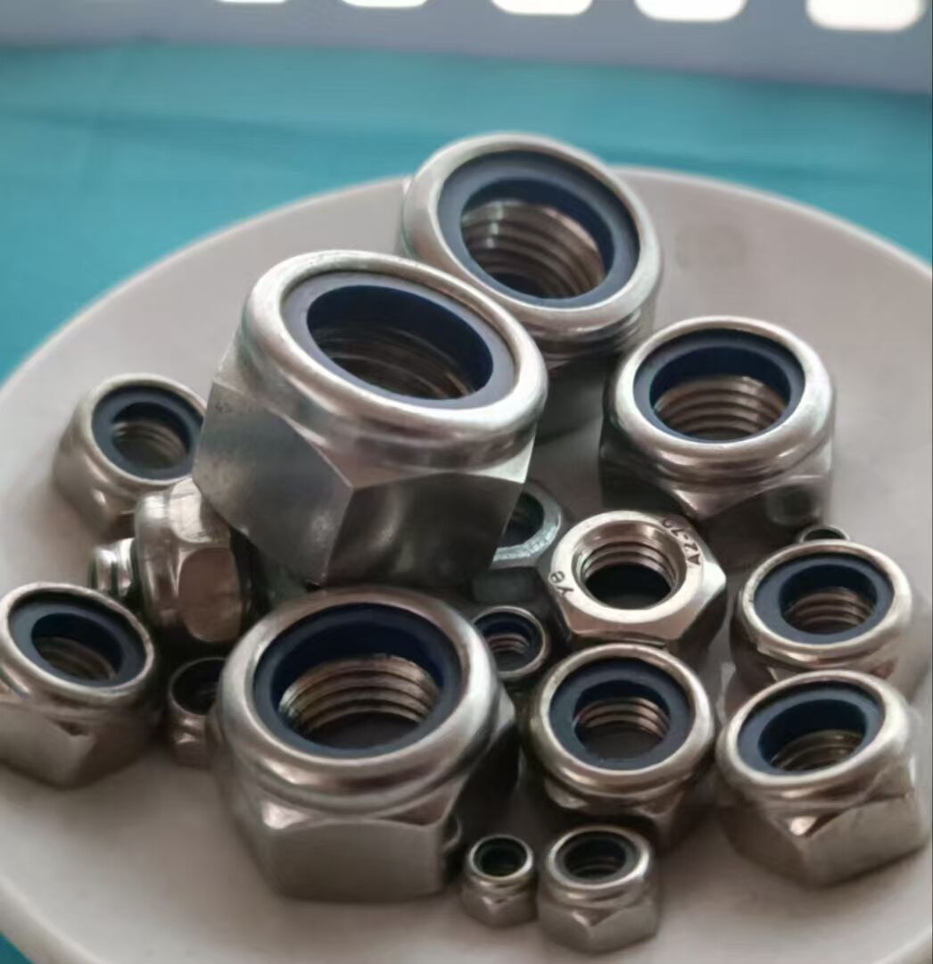 Stainless steel Hex nylon insert self lock nut