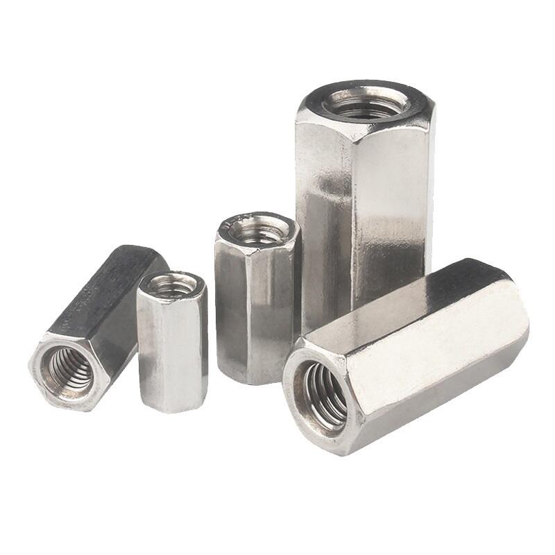 Stainless steel hex long nut coupling nut internal thread Extension nut