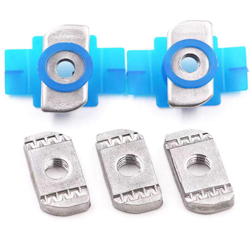 stainless steel  plastic wing PV spring nuts