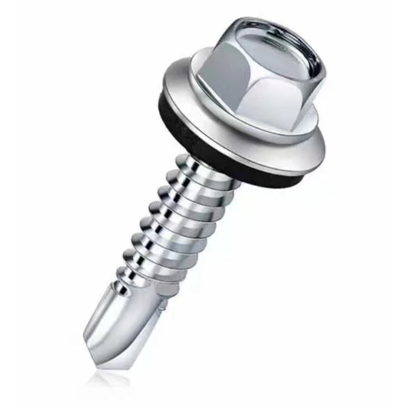 Steel hex head Roofing self drilling screw