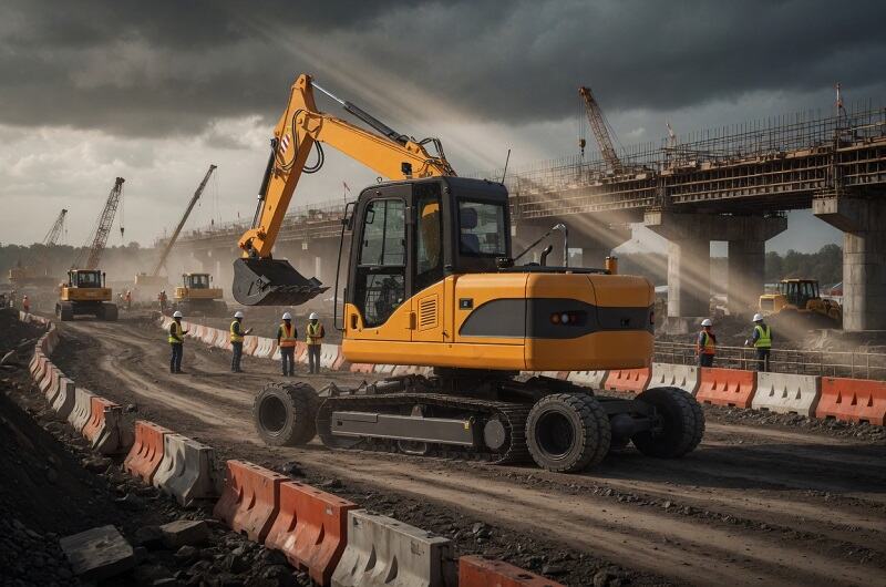 Wielkruipergraafmasjien: Balans tussen mobiliteit en krag