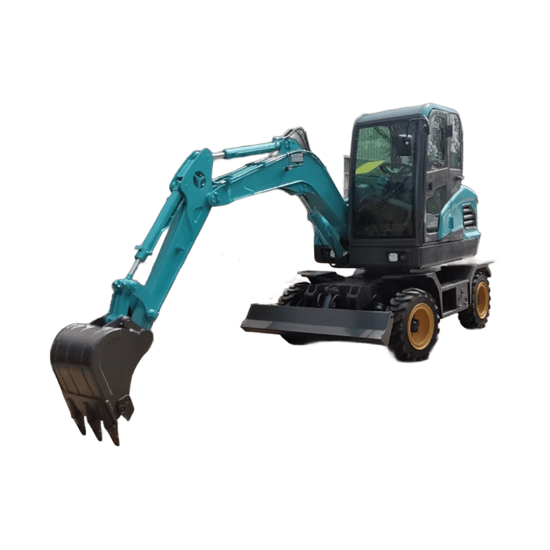 Excavator mini pe roți de 4 tone