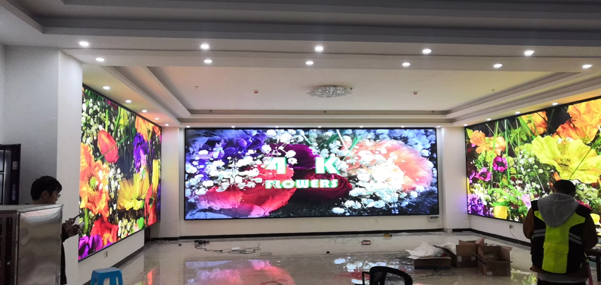 Indoor LED Displays for Hospital Environments