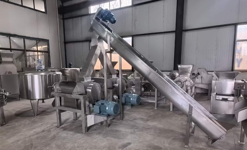 Completed the coconut pulping line in Surabaya, Indonesia