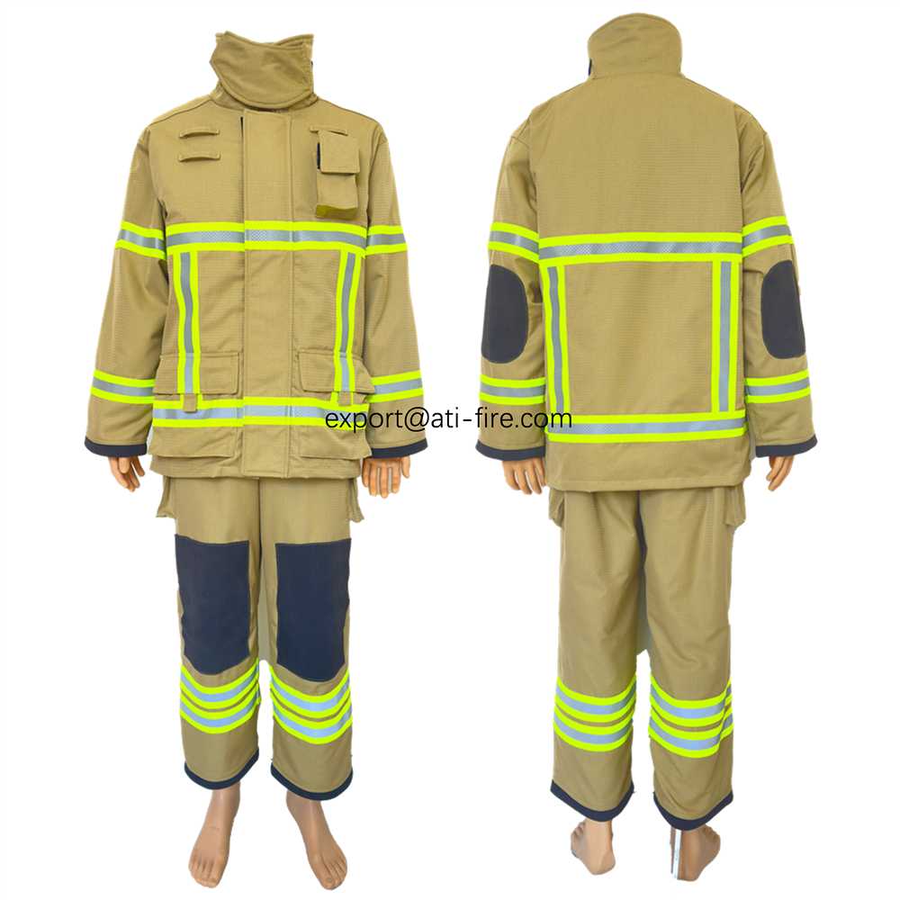 RS9028 스타일-9 구조물 화재 방호복 EN 469 인증 소방관 출동 장비