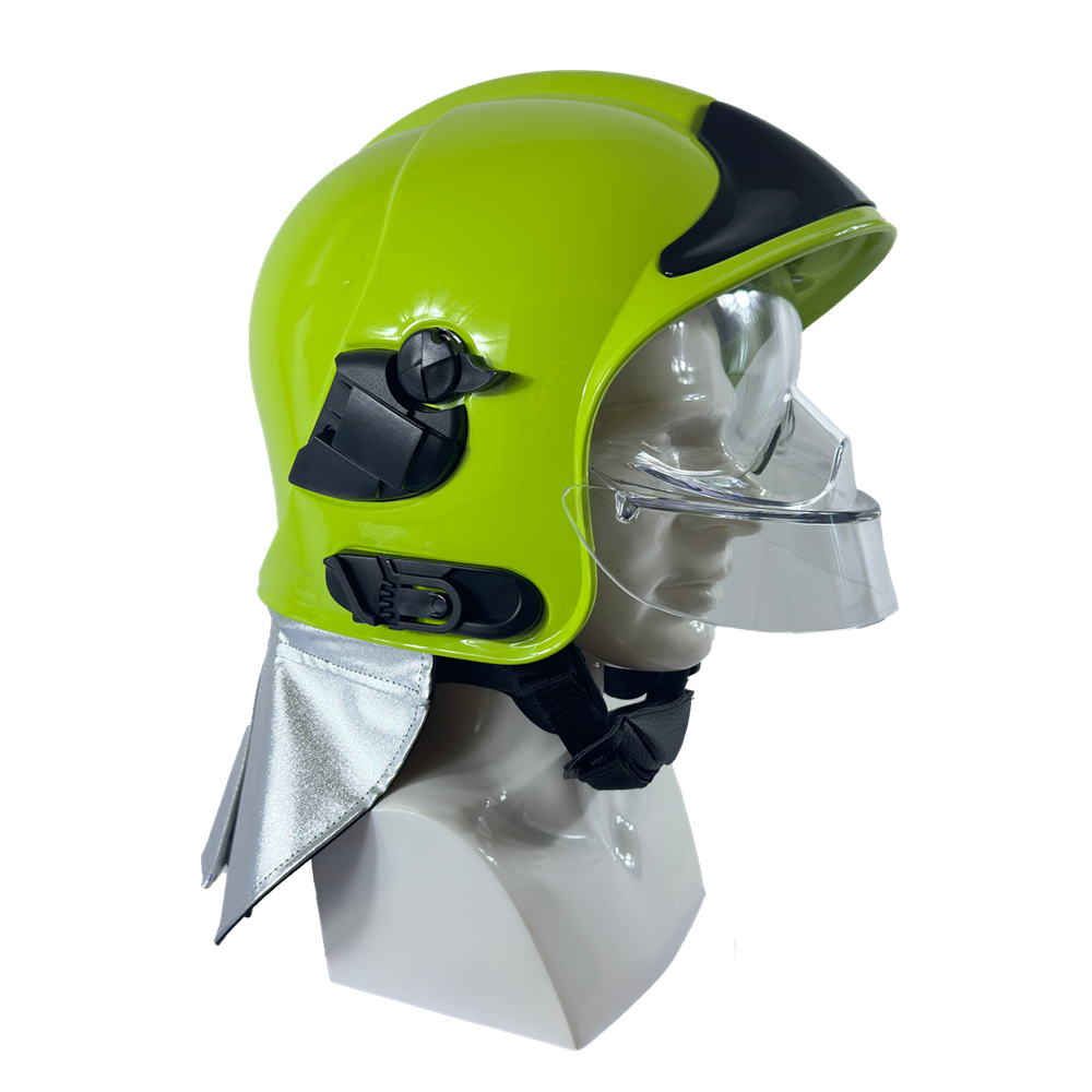 شاشة خوذة الإطفاء ATI-FIRE Green EU-602