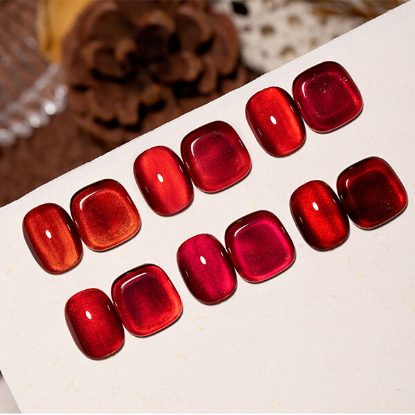 Unveiling the Magnificence of Mannfi's Latest Ruby Cat's Eye Gel Polish