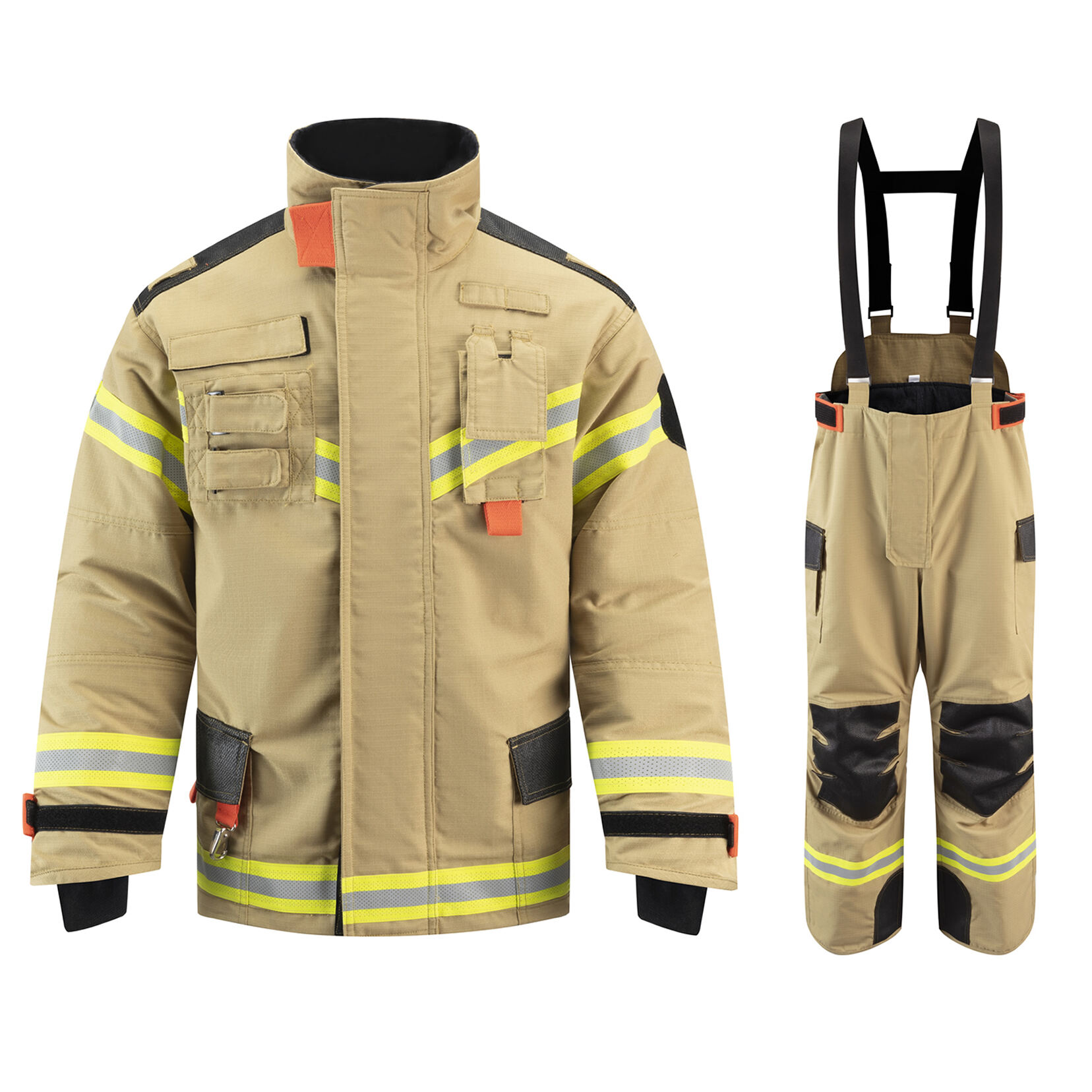 2024 NEW DESIGN MODEL EN469:2020 CERTIFICATED NOMEX IIIA 4 LAYER FIERFIGHTER SUITS （ZFMH-AB-O）