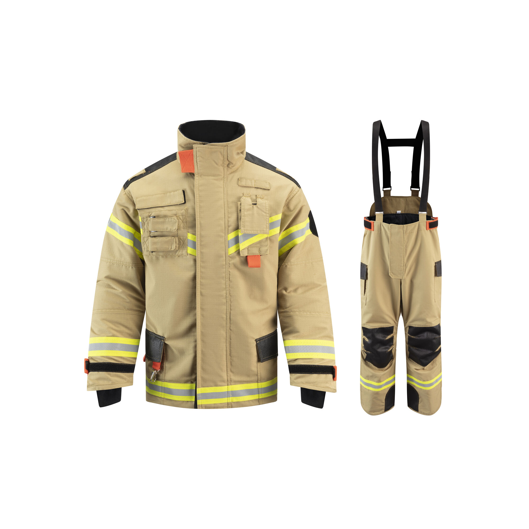 2024 NEW DESIGN MODEL EN469:2020 CERTIFICATED NOMEX IIIA 4 LAYER FIERFIGHTER SUITS （ZFMH-AB-O）