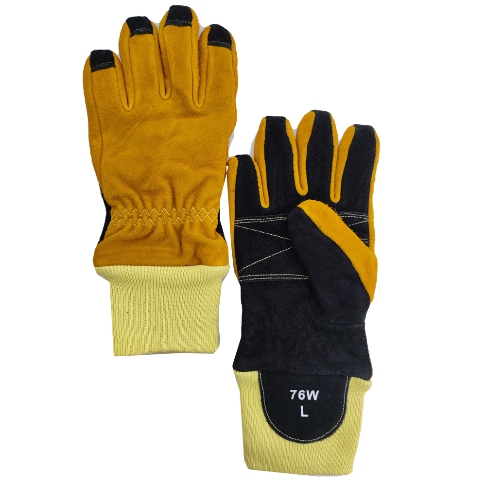 Length Structural NFPA1971 FireFighting Leather Gloves(7883)