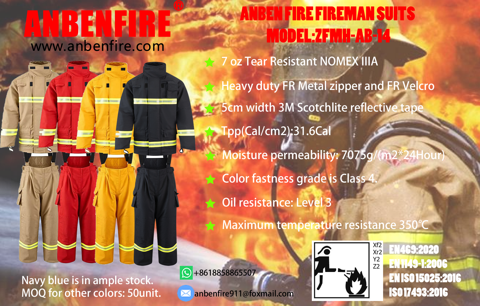 Compra un traje ignífugo fiable conforme a la norma EN469: guía completa para compradores