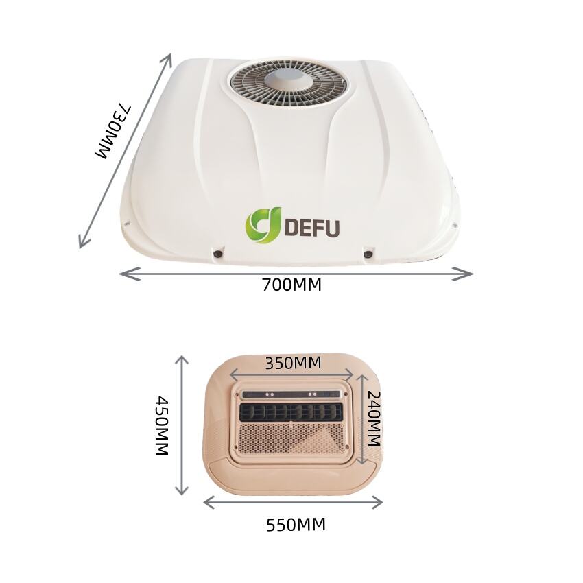 12V/24V DC Rooftop Parking Air Conditioner | Scroll Compressor with Optional Brushed/Brush-less Motor-SR4