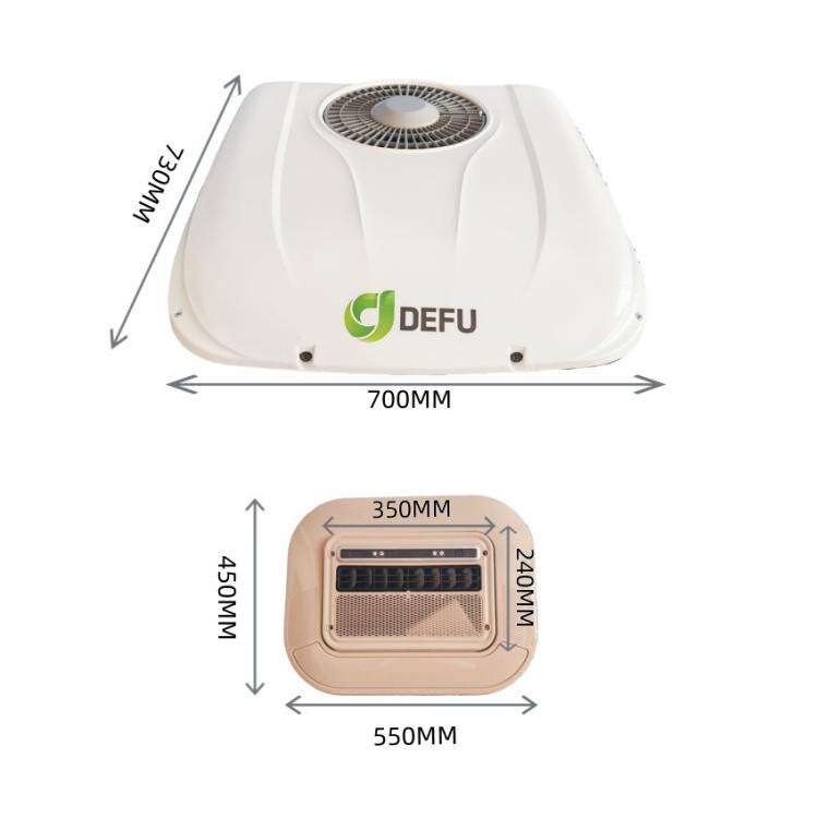 12V/24V DC Rooftop Parking Air Conditioner | Scroll Compressor with Optional Brushed/Brush-less Motor-SR4