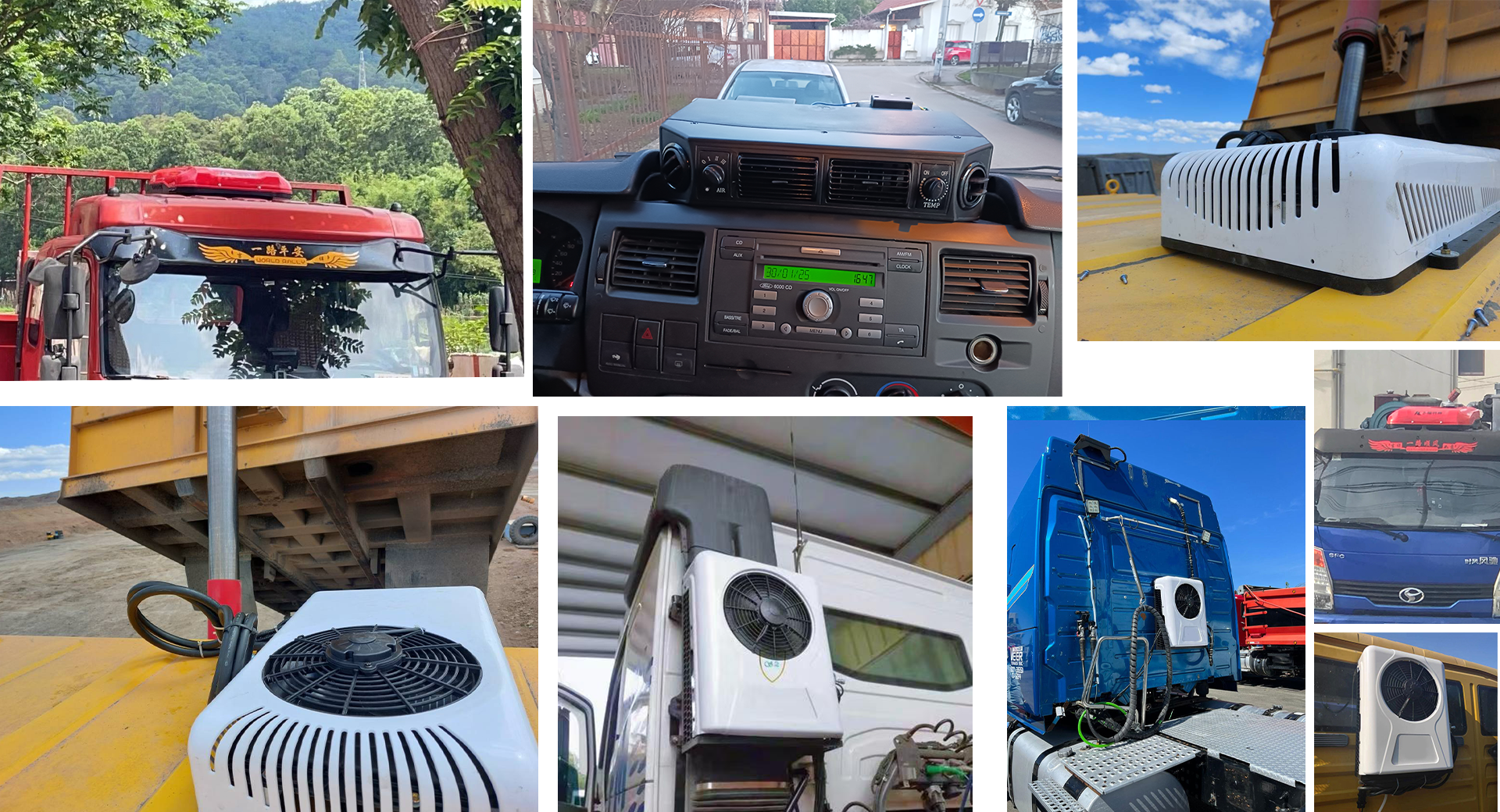 Rooftop Parking Air Conditioners for Trucks, Construction Machinery, RVs & Special Vehicles