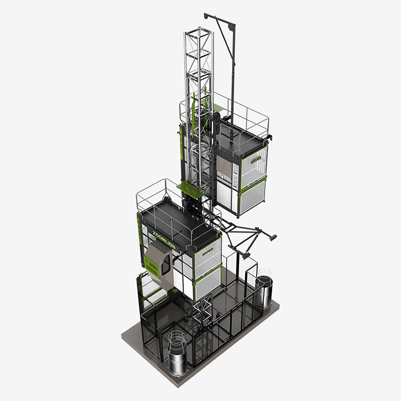 Heavy Load Construction Hoist with Customizable Lifting Features for Construction Sites