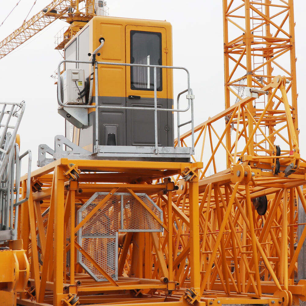 Premium Refurbished Flat Top Tower Crane for Safe and Efficient Construction – QTZ806010 Model