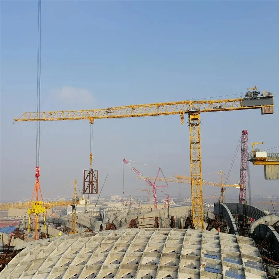 High-Quality 10 Ton Used Tower Crane for High-Volume Construction Projects and Large Building Sites