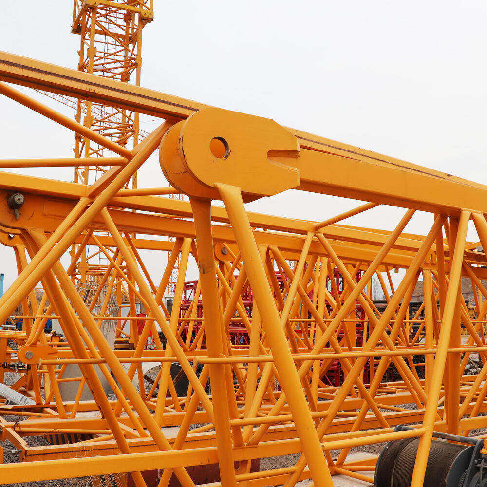 Heavy Lifting Used Tower Crane for Sale – 8-Ton Model 6010-8 with 60m Reach