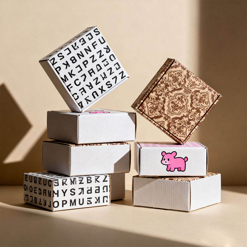 Klere, Skoene, Aangepaste, Snaakse, Mode, Berging, Posboks, Papierhuisie, Hoë Kwaliteit, Gerecycleerde, Vou, Verpakkingshuisies