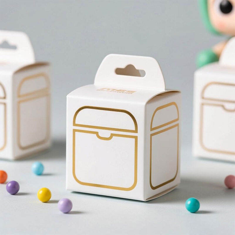 Speelgoed Geskenk Aangepaste Berging Verpakkingskartonpapierhuisie met Haakgat Eco Papierhuisie