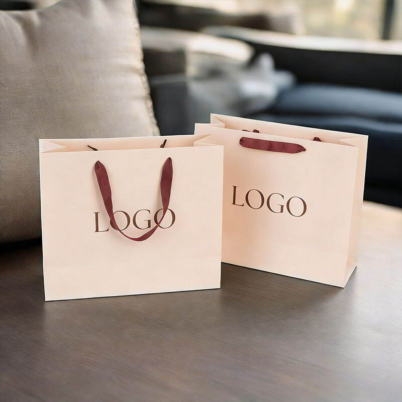 Aangepaste Luukse Klere Geskenk Verpakking Papier Sakke met Jou Eie Logo