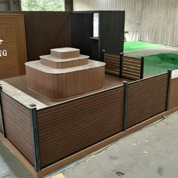 グリーン未来を照らす：Jufeng WPC オーダーブースー自然とテクノロジーが出会う場所