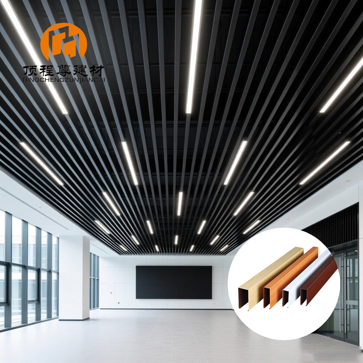 Architectural Aluminum Baffle Ceilings for Hotels and Retail Spaces - Elegant Design & Superior Performance