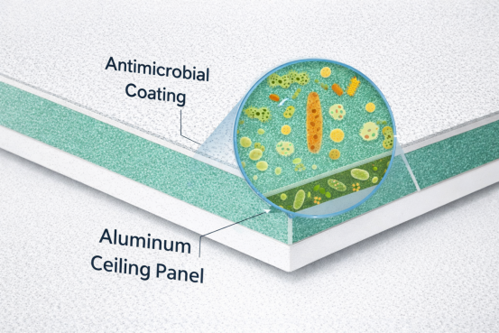 hospital school exclusive how does antibacterial aluminum ceiling meet hygiene and safety standards-1