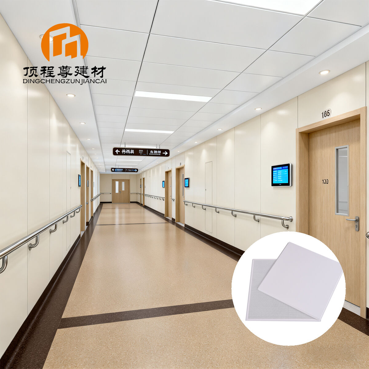Custom Drop Ceiling Solutions: Elegant and Durable Ceiling Systems for Hotels and Healthcare Environments