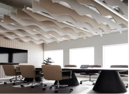 modern office aluminum ceilings redefining spatial aesthetics boosting employee productivity solving-2