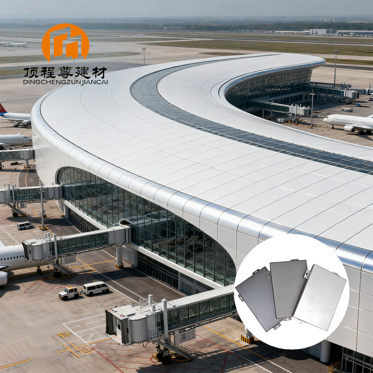 Decorative Aluminum Curtain Wall Panels for Exterior Facades