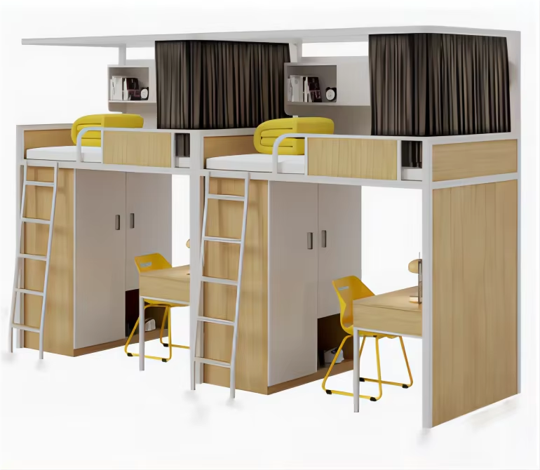 Which bunk beds suit student dormitory space-saving needs?
