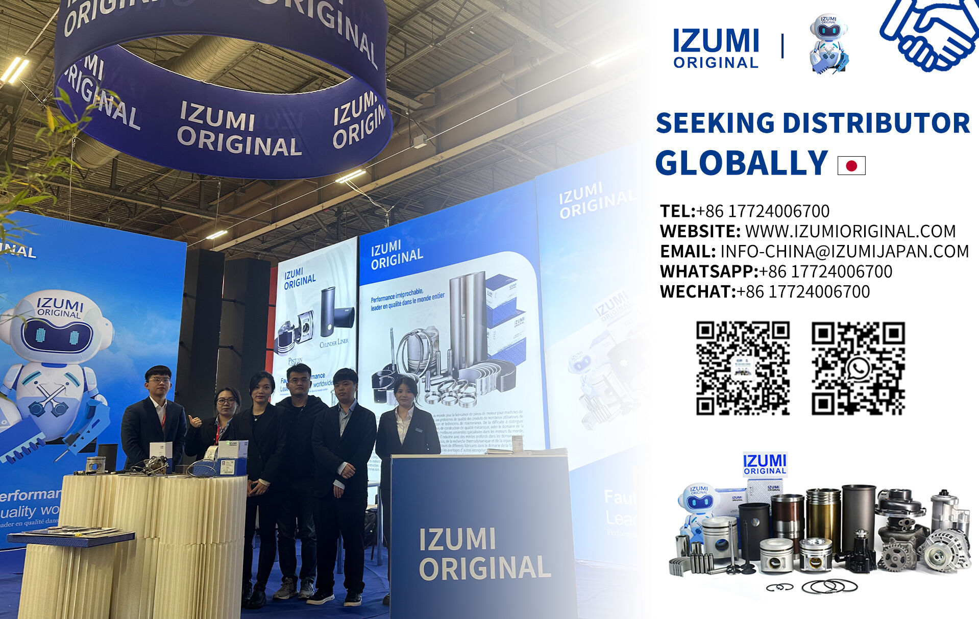 IZUMI ORIGINAL - Revestimentos de qualidade para Cummins
