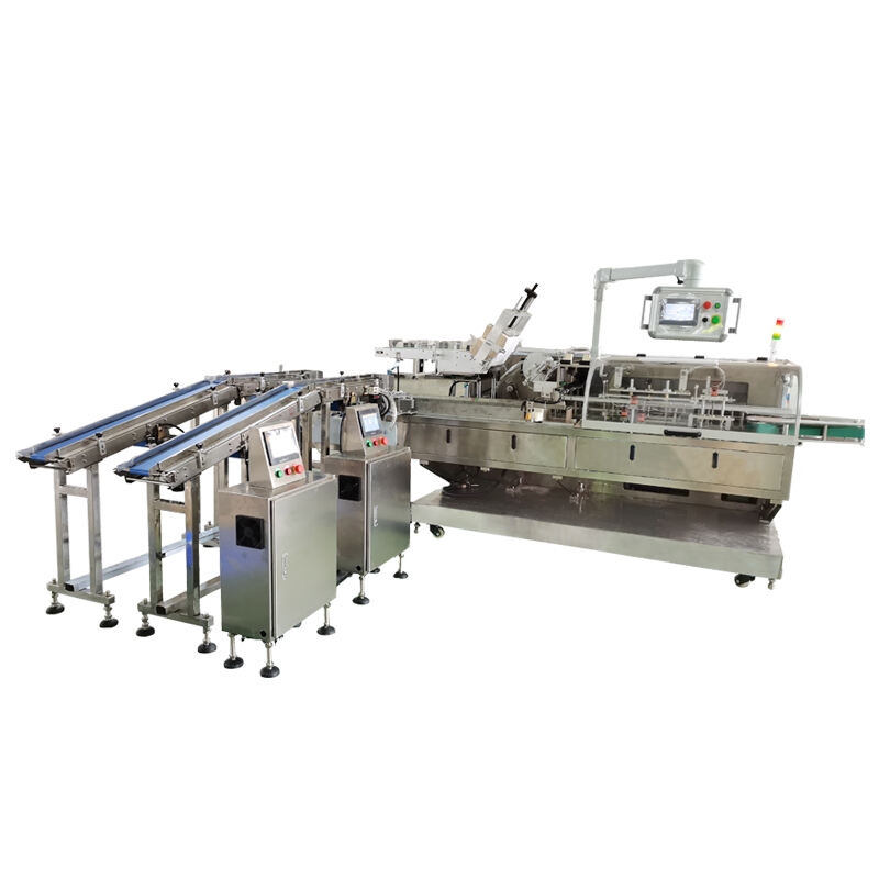 Dual channel Facke Mask automatic collect sorting and cartoning machine