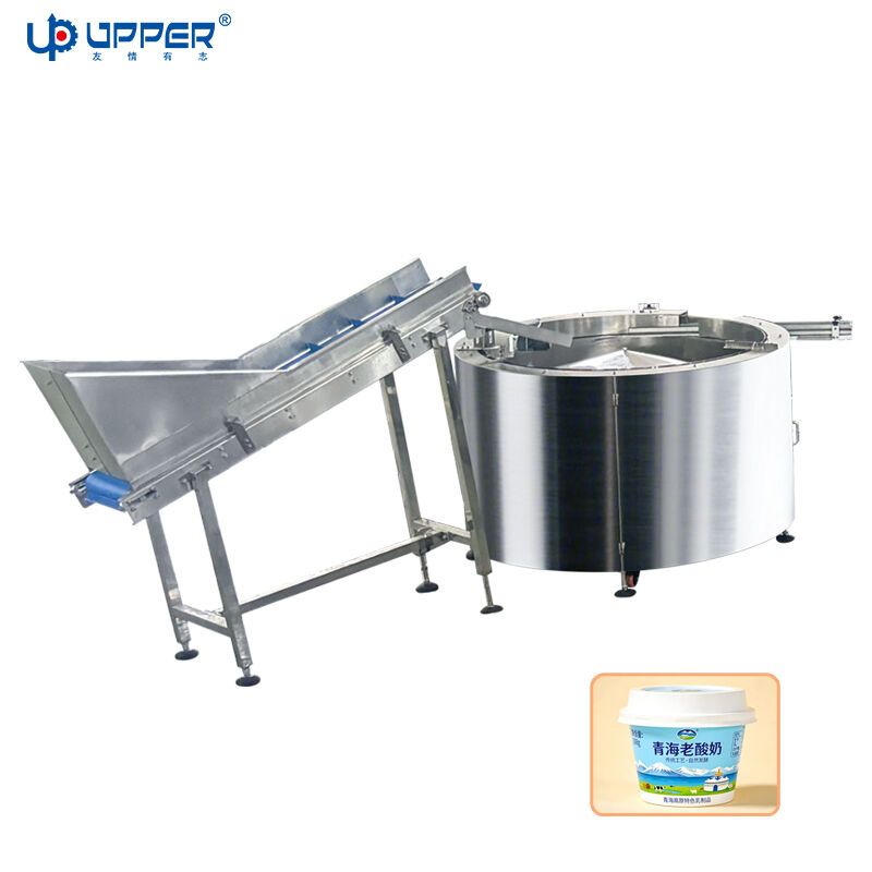 Automatische hef- en sorteerdraaitafelmachine voor ijsbekertjes en cupnoodles