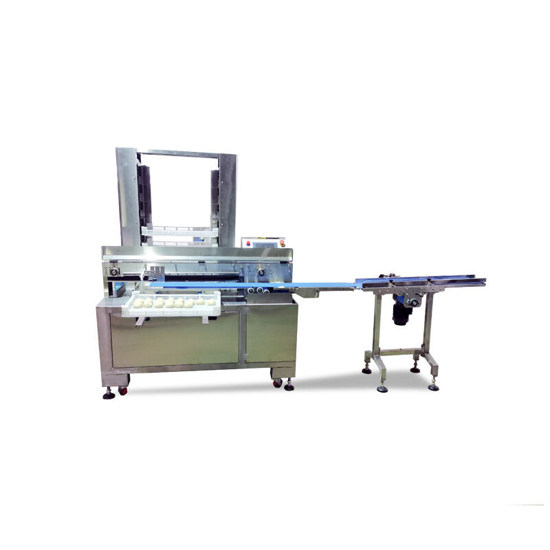 Fully automatic bread bun Tray arranging machine for Moon cake Mantou bakery products 