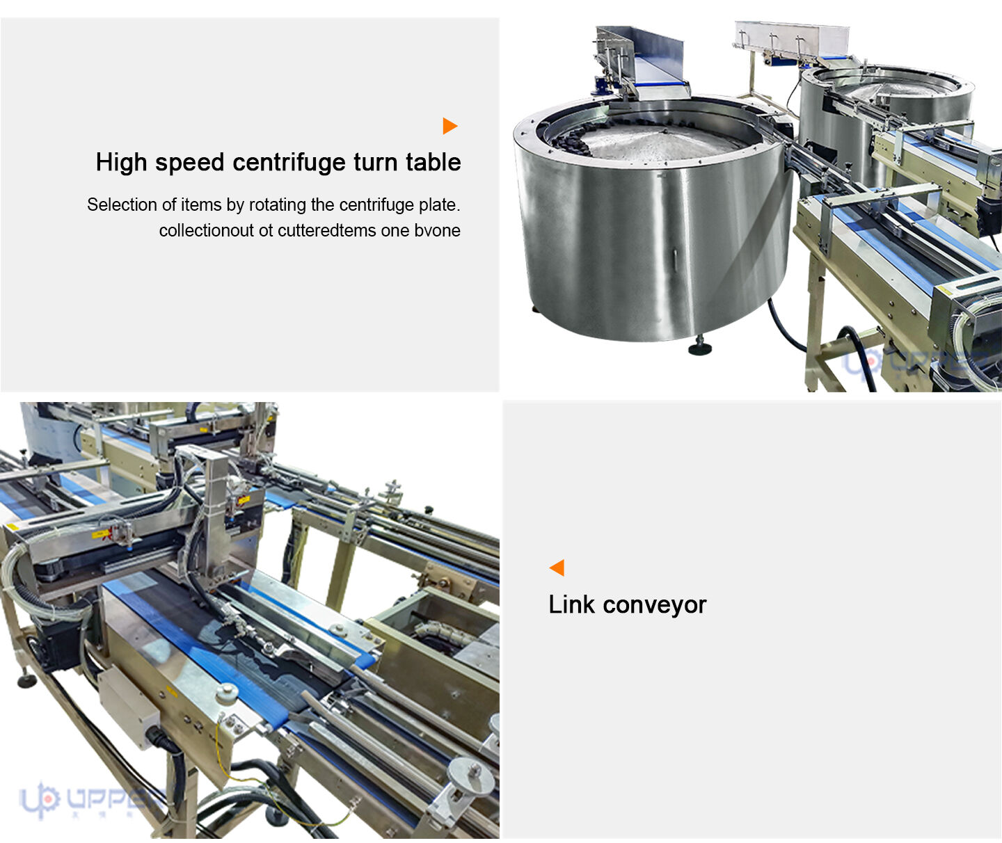 Centrifugal Rotary table automatic collection and counting packaging ...