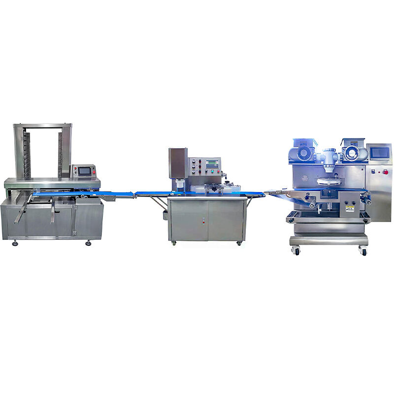 Mooncake type molding arranging tray production line