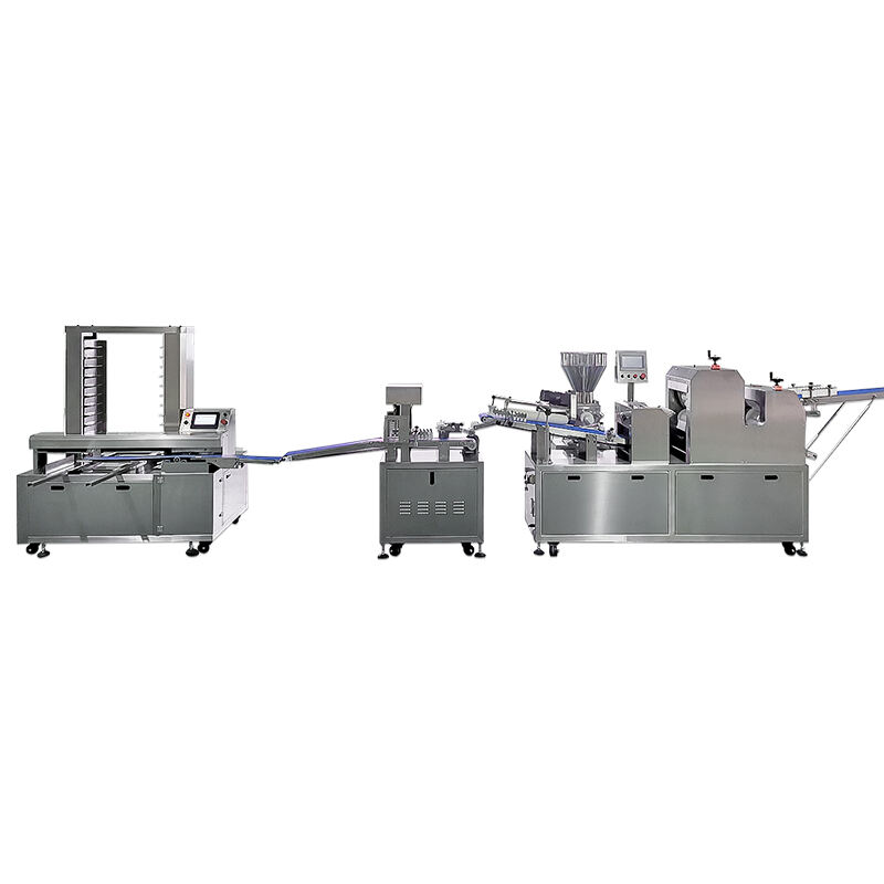 Automatic filling bread forming machine filling production line with automatic arrangement machine